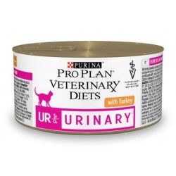 Pro Plan vet Feline UR ST/OX Urinary mousse​, влажный корм при заболеваниях мочевыводящих путей у кошек, индейка, банка 195гр.