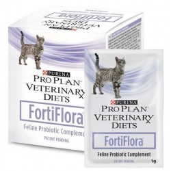 Purina Veterinary Feline FortiFlora, Пробиотическая добавка для кошек, уп.30*1г.