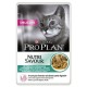 Pro Plan NutriSavour Delicate, для чувствительных кошек с океанической рыбой в соусе, пауч 85гр.