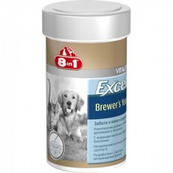 8 in 1 Excel Brewers Yeast Пивные дрожжи для кошек и собак 140табл
