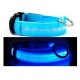 Светодиодный ошейник для собак USB, размер XL, голубой