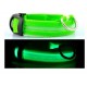 Светодиодный ошейник для собак USB, размер XL, зелёный