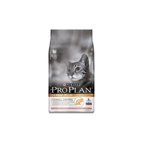 Pro Plan Derma Plus, Про План Дэрма Плюс с лососем для взрослых кошек с кожной аллергией, уп. 10кг.