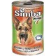 SIMBA, Симба кусочки с ягненком для собак, банка 1230 гр.